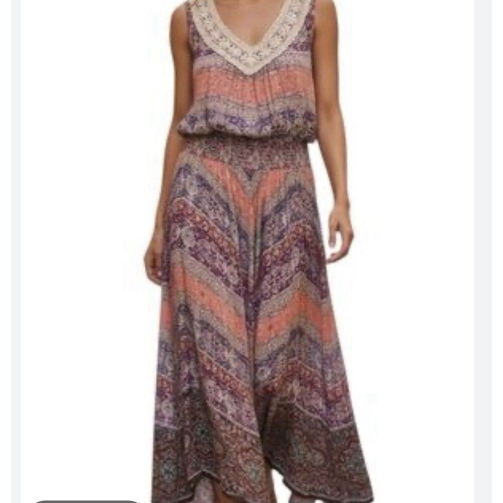 Bills Maxi Dress Women’s Medium Prairie Boho Indie Hippy Cottagecore  Fairycore